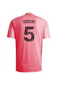 Inter Miami Sergio Busquets #5 Fotballdrakt Hjemme Klær 2025-26 Korte ermer